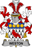 Irish Coat of Arms for Weston
