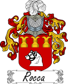 Araldica Italiana Coat of arms used by the Italian family Rocca