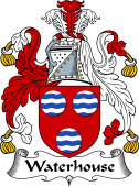 English Coat of Arms for the family Waterhouse II