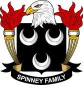Coat of arms used by the Spinney family in the United States of America