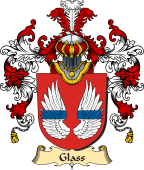 German Coat of Arms (v.25b) Glass