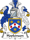 English Coat of Arms for the family Hopkinson
