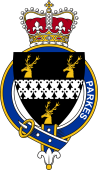 Families of Britain Coat of Arms Badge for: Parkes (England)