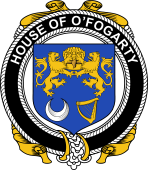 Irish Coat of Arms Badge for the O'FOGARTY family