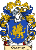 English or Welsh Family Coat of Arms (v.23) for Gardner