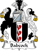 English Coat of Arms for Badcock or Babcock