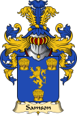 French Family Coat of Arms (v.23) for Samson