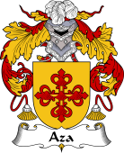 Spanish Coat of Arms for Aza or Daza