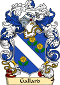 English or Welsh Family Coat of Arms (v.23) for Gallard (London)