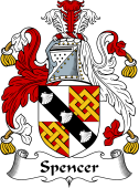 English Coat of Arms for the family Spencer