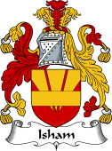 English Coat of Arms for the family Isham