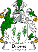 English Coat of Arms for the family Brome