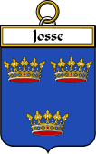 French Coat of Arms Badge for Josse