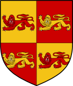 English Family Shield for Llewellyn (Wales)