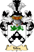 English Coat of Arms (v.23) for the family Tolley
