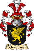 v.23 Coat of Family Arms from Germany for Schwabauer
