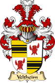 v.23 Coat of Family Arms from Germany for Veltheim