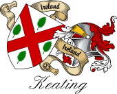 Sept (Clan) Coat of Arms from Ireland for Keating