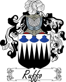 Araldica Italiana Coat of arms used by the Italian family Ruffo