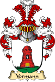 v.23 Coat of Family Arms from Germany for Vormann