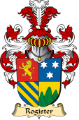 v.23 Coat of Family Arms from Germany for Rogister
