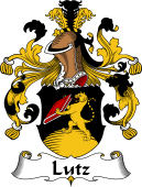 German Wappen Coat of Arms for Lutz