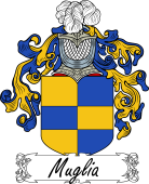 Araldica Italiana Coat of arms used by the Italian family Muglia