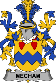 Irish Coat of Arms for Mecham