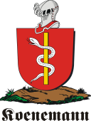 German shield on a mount for Koenemann