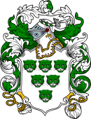 English or Welsh Coat of Arms for Izzard (Ref Berry)