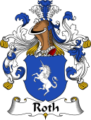 German Wappen Coat of Arms for Roth