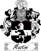 Araldica Italiana Coat of arms used by the Italian family Mastini