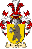 v.23 Coat of Family Arms from Germany for Feuerlein