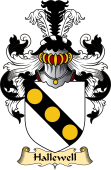 English Coat of Arms (v.23) for the family Hallewell