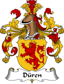 German Wappen Coat of Arms for Düren (von)
