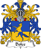 Italian Coat of Arms for Dolce