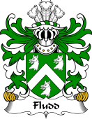 Welsh Coat of Arms for Fludd (Thomas, of Kent, family of Welsh origin)