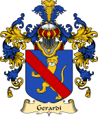 Italian Family Coat of Arms (v.25a) Gerardi