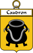French Coat of Arms Badge for Caudron