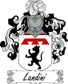 Araldica Italiana Coat of arms used by the Italian family Landini