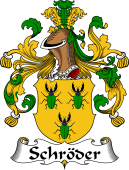 German Wappen Coat of Arms for Schröder