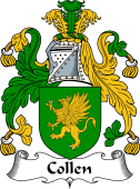 English Coat of Arms for the family Collen or Collings