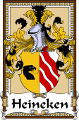 German Coat of Arms Wappen Bookplate  for Heineken