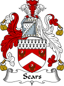 English Coat of Arms for the family Sears or Sayer