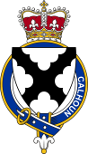 Families of Britain Coat of Arms Badge for: Calhoun or Colquhoun (Scotland)