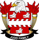 Coat of arms used by the Judd family in the United States of America