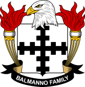 Coat of arms used by the Balmanno family in the United States of America
