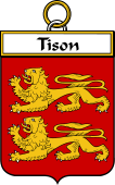 French Coat of Arms Badge for Tison