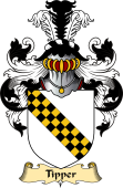 English Coat of Arms (v.23) for the family Tipper
