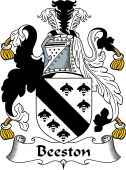 English Coat of Arms for the family Beeston